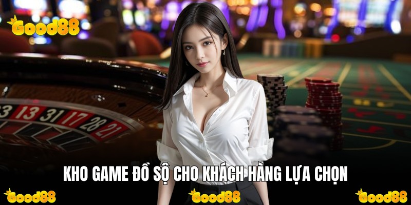 Kho game đồ sộ cho khách hàng lựa chọn